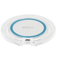 Беспроводное зарядное устройство InterStep QI 7,5W White/Blue Stripe